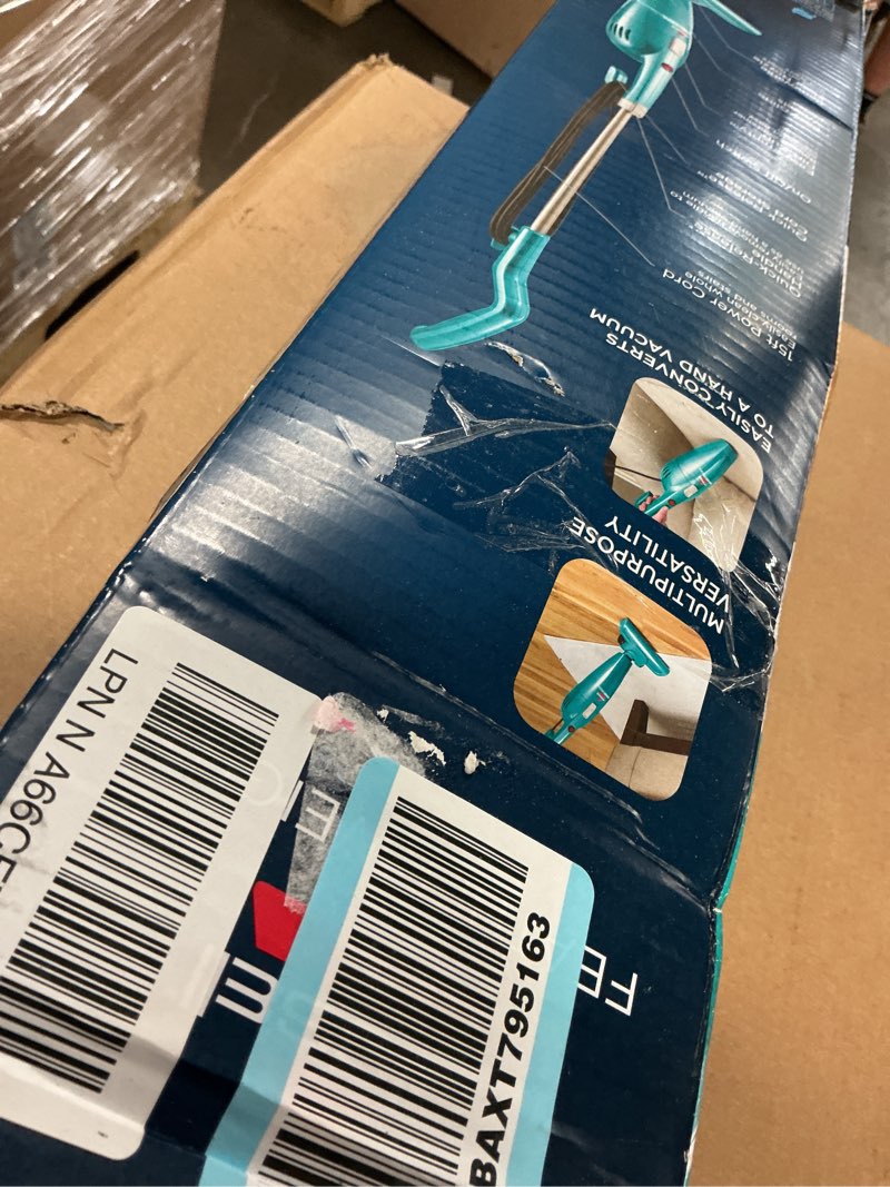 Condition photo showing As Is for bissell featherweight stick lightweight bagless vacuum with crevice tool, 2033, featherweight (blue)