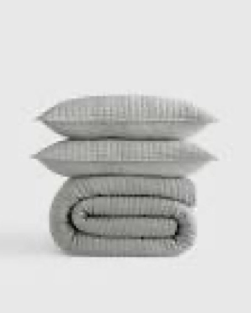 quince ,king cal king organic cotton handstitched quilt white king ,color grey(3 pcs)