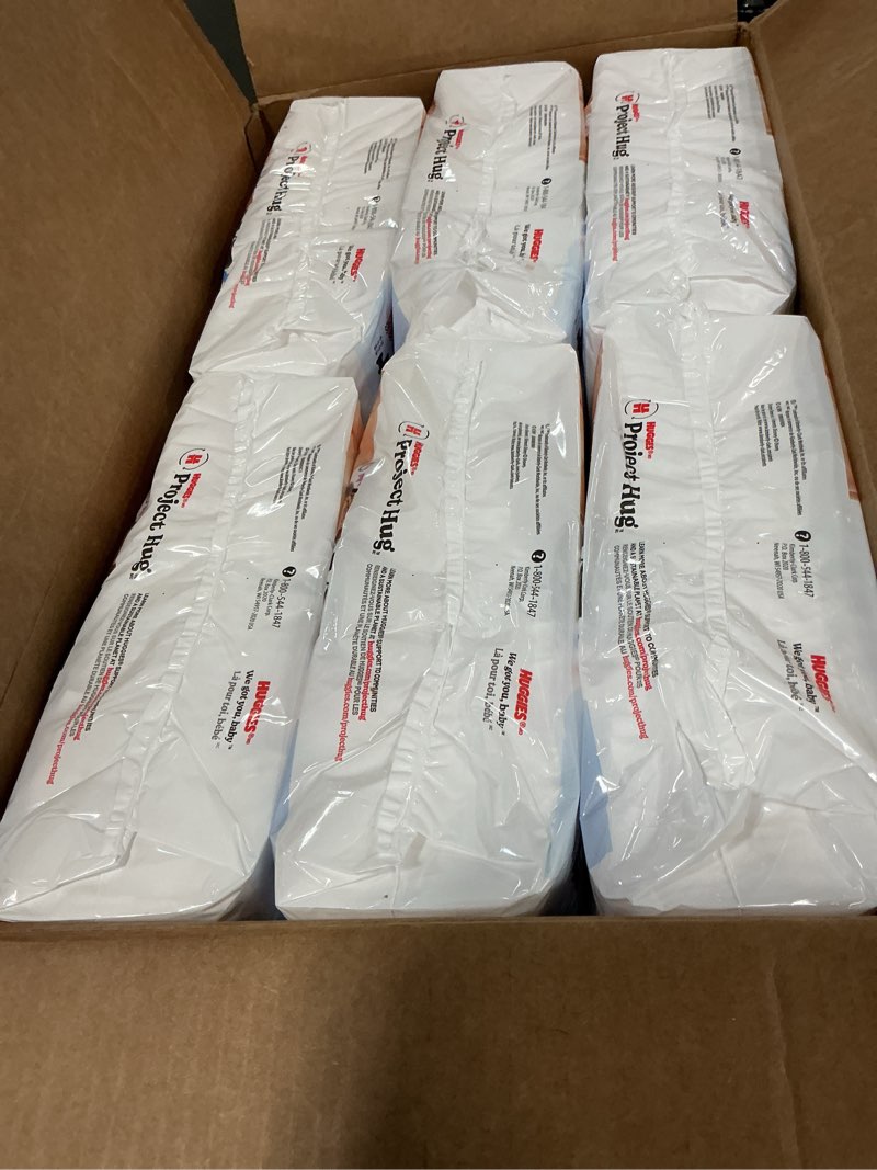 Condition photo showing New/Like New for huggies size 4 diapers, snug & dry baby diapers, size 4 (22-37 lbs), 186 count (6 packs of 31), packaging may vary size 4 186