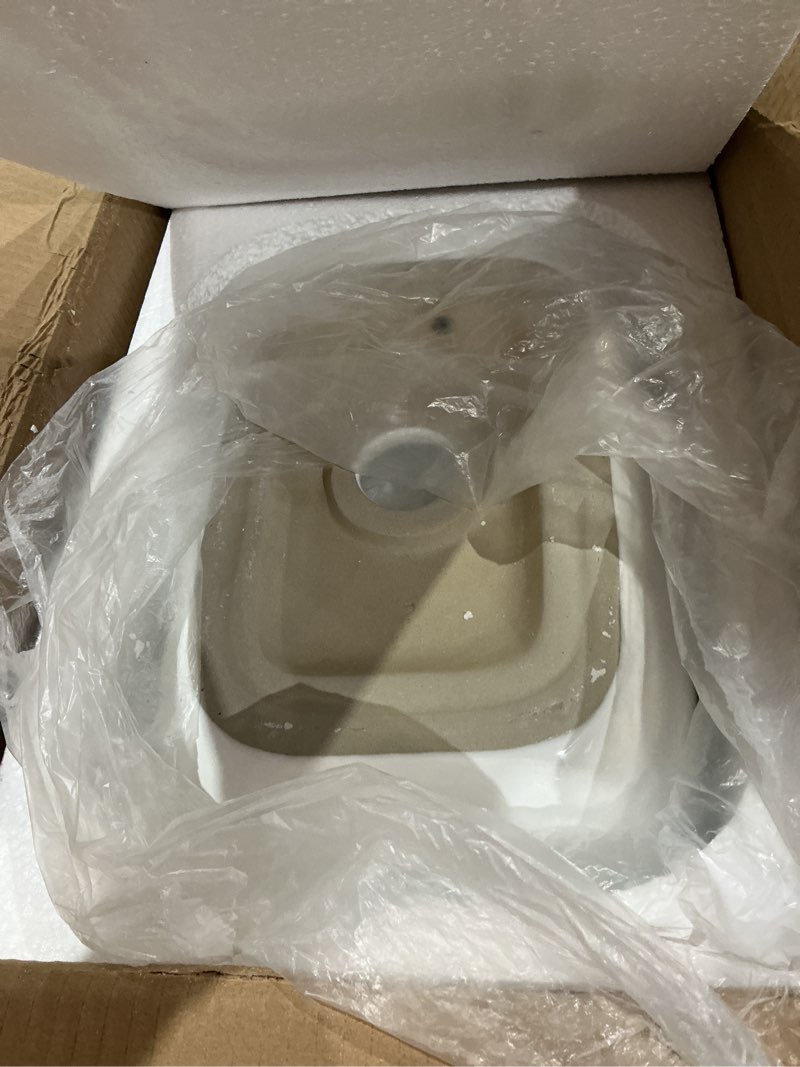 Condition photo showing Good Condition for j-family 14.5'' x 10'' bathroom small vessel sink above counter white porcelain ceramic sink bowl small vanity sink lavatory wash basin