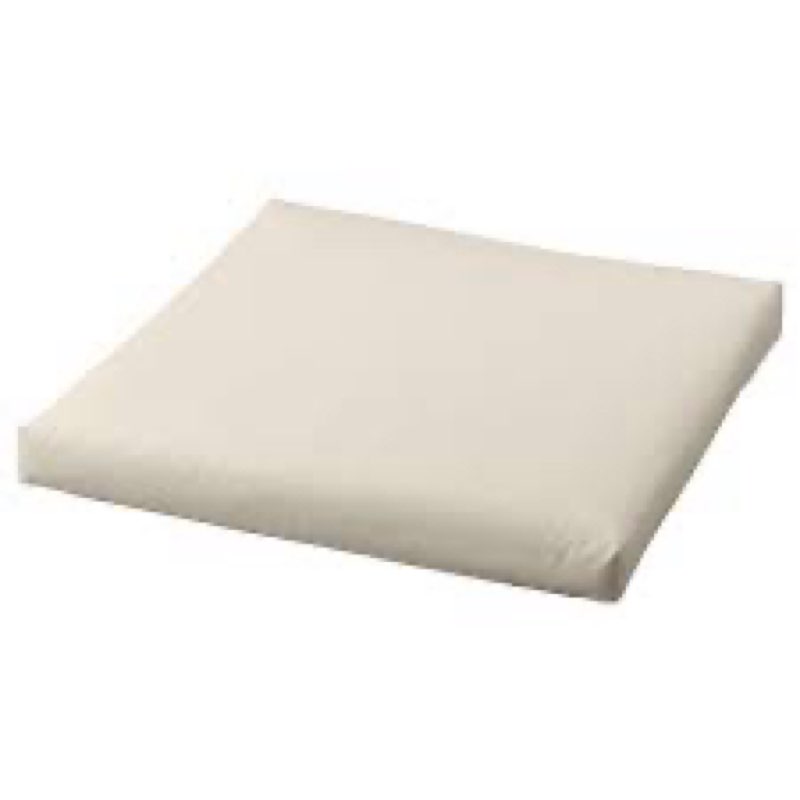Beige seat cushion