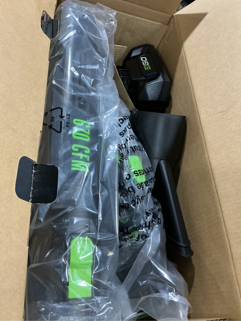 Condition photo showing Good Condition for Ego Power+ Blower Kit 670 Cfm With 4Ah Battery And 320W Charger