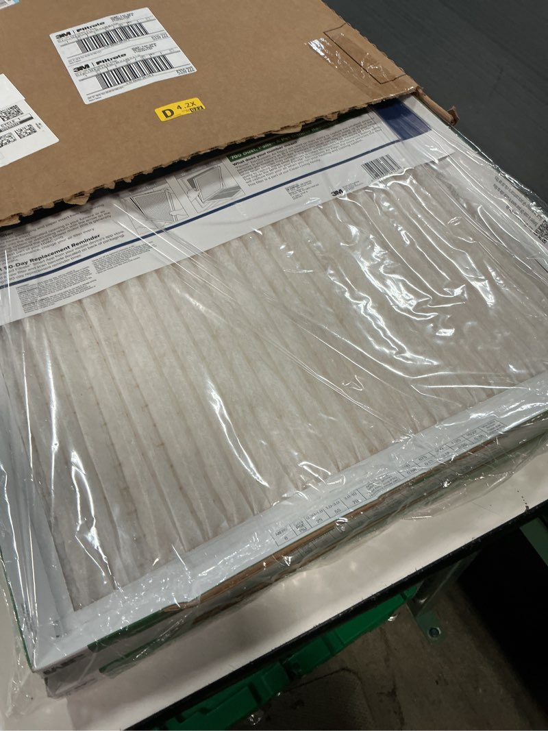 Condition photo showing Good Condition for filtrete 20x22x1 ac furnace air filter, mpr 700, merv 8, tough on pollen, easy on airflow, 3-month pleated 1-inch electrostatic air cleaning filter, 2-pack (actual size 19.81 x 21.81 x 0.81 in)