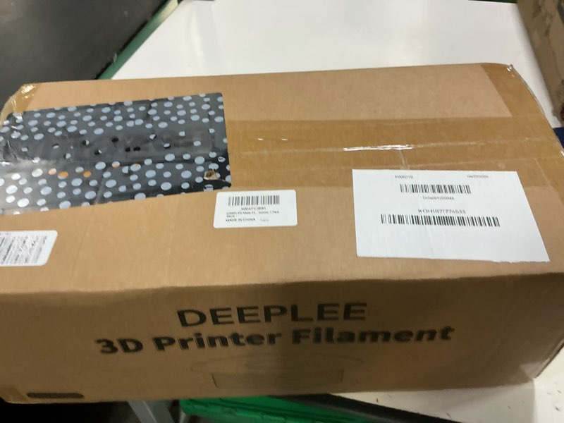 Condition photo showing New/Like New for matte pla filament 1.75mm, 3d printer filament dimensional accuracy +/- 0.02mm, no clogging, higher toughness, cardboard spool 3d filament, 4 pack black 4*black