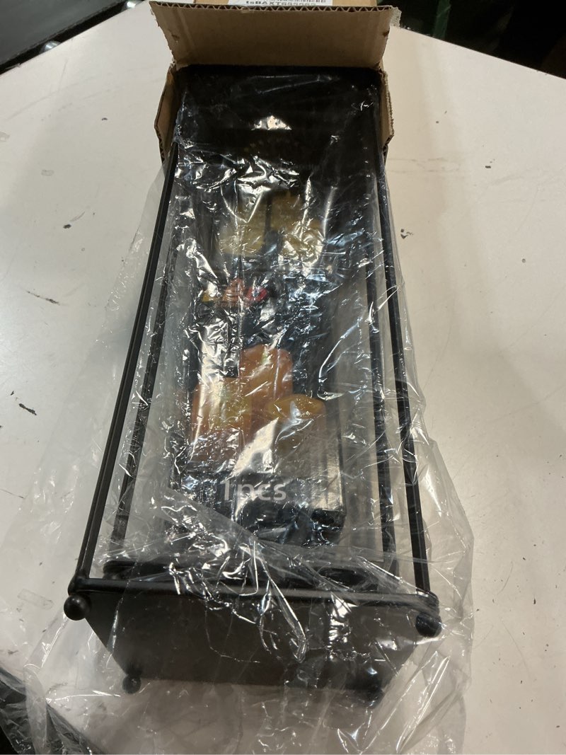 Condition photo showing Good Condition for outdoor lantern decorative 21.5" 18.3" candle lantern set of 2 porch lantern decorative front porch lantern tall floor lanterns decor indoor battery powered candle lantern decor for indoor outdoor large&extra large