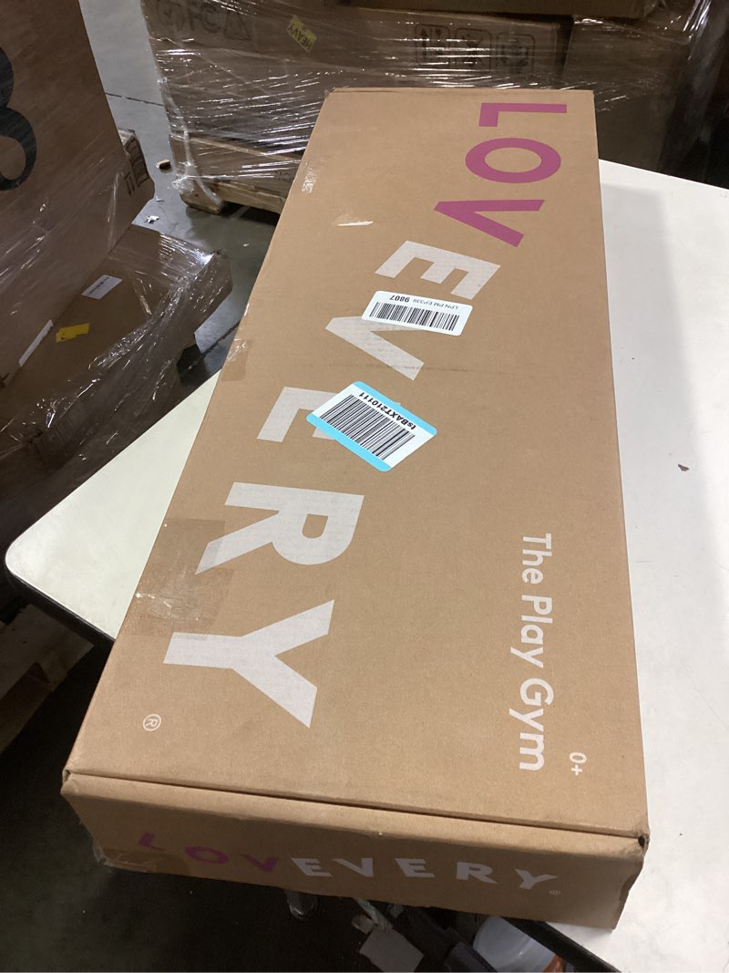 Condition photo showing New/Like New for LOVEVERY | The Play Gym | Award Winning For Baby , Stage-Based Developmental Activity Gym & Play Mat for Baby to Toddler