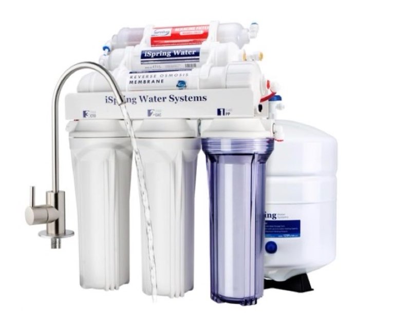 6-Stage NSF-Certified Reverse Osmosis Drinking Water Filtration System, AK Filter, Includes an Extra Sediment Filter