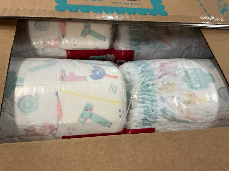 Condition photo showing New/Like New for Pampers Diapers - Cruisers 360 - Size 7, 88 Count, Babyproof up to 100% Leakproof Pull-On Diaper Size 7 88