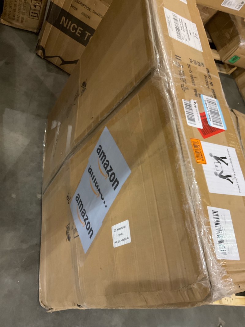 Condition photo showing As Is for 30" Ceiling Crystal Chandeliers: K9 Crystals 3 Color Temperature Led Light Dimmable with Remote - Modern Silver Chandelier Crystal Flush Mount Ceiling Lights for Dining Room, Living Room, Bedroom Silver 30 inch