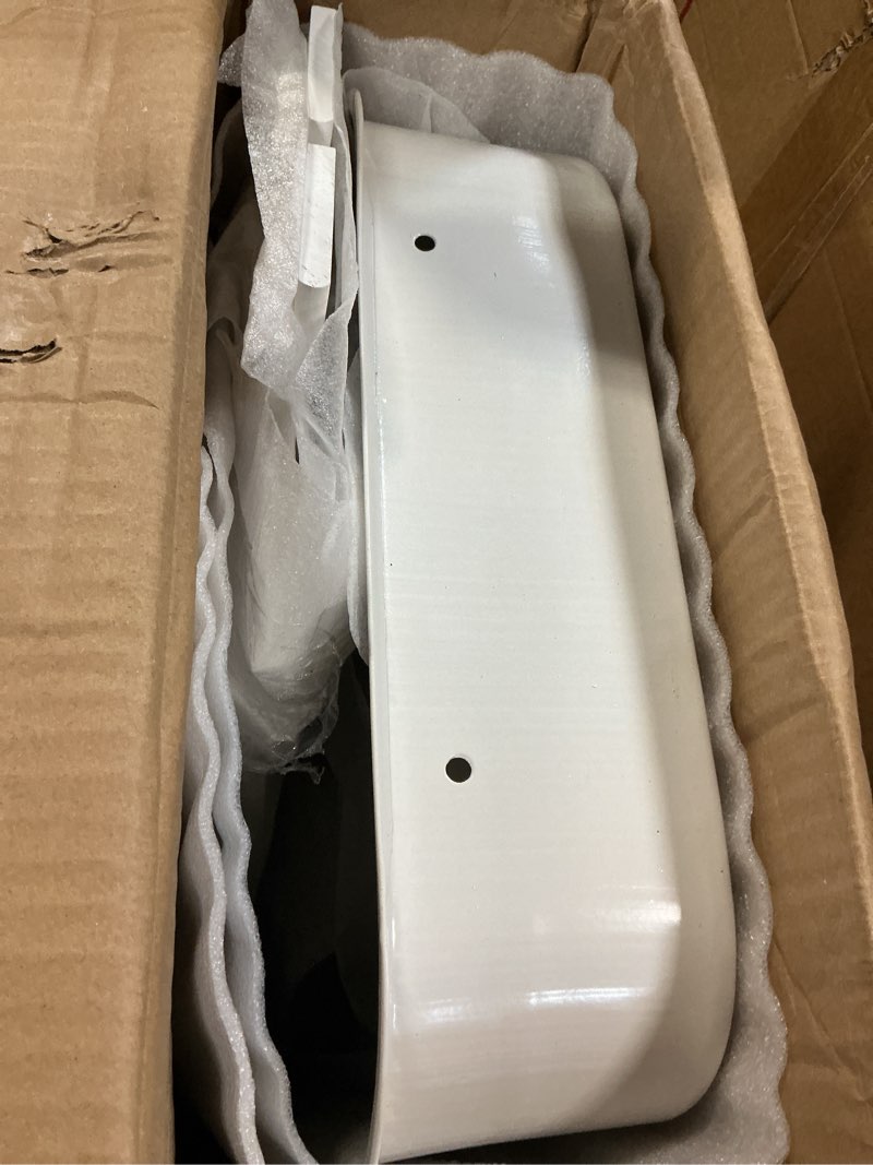 Condition photo showing As Is for 4 Pcs All-Terrain Wedding Wagon Set Includes 39x17x32 Inch Heavy Duty White Flower Girls Wagon Cart Here Comes The Bride Sign White Tulle Plush Pad for Wedding Reception