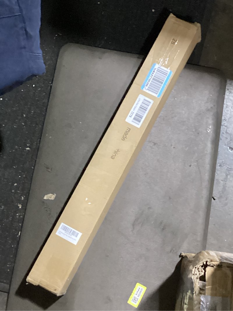 Condition photo showing As Is for ChrisDowa Cordless Zebra Blinds for Windows, Dual Layer Free-Stop Light Filtering Window Roller Shades, Pull Down Privacy Zebra Shades for Home, Office, Bedroom, Door (20" W x 72" H, White) 20"W x 72"H White