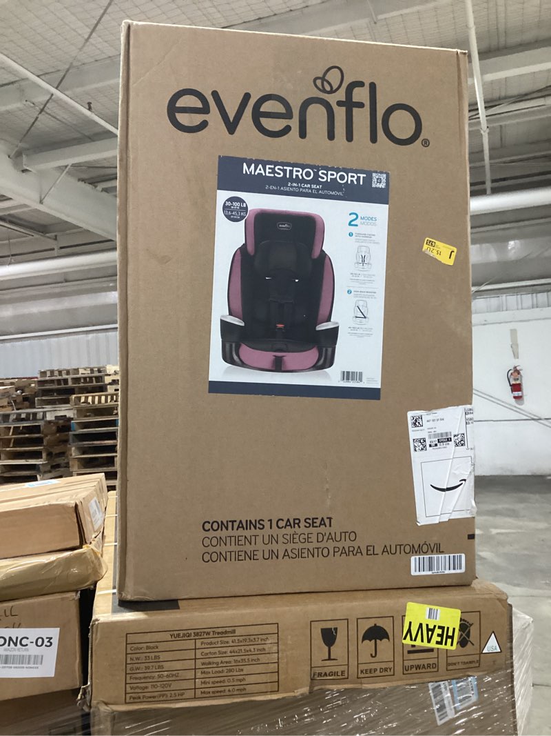 Condition photo showing Good Condition for evenflo maestro sport booster car seat (whitney purple)