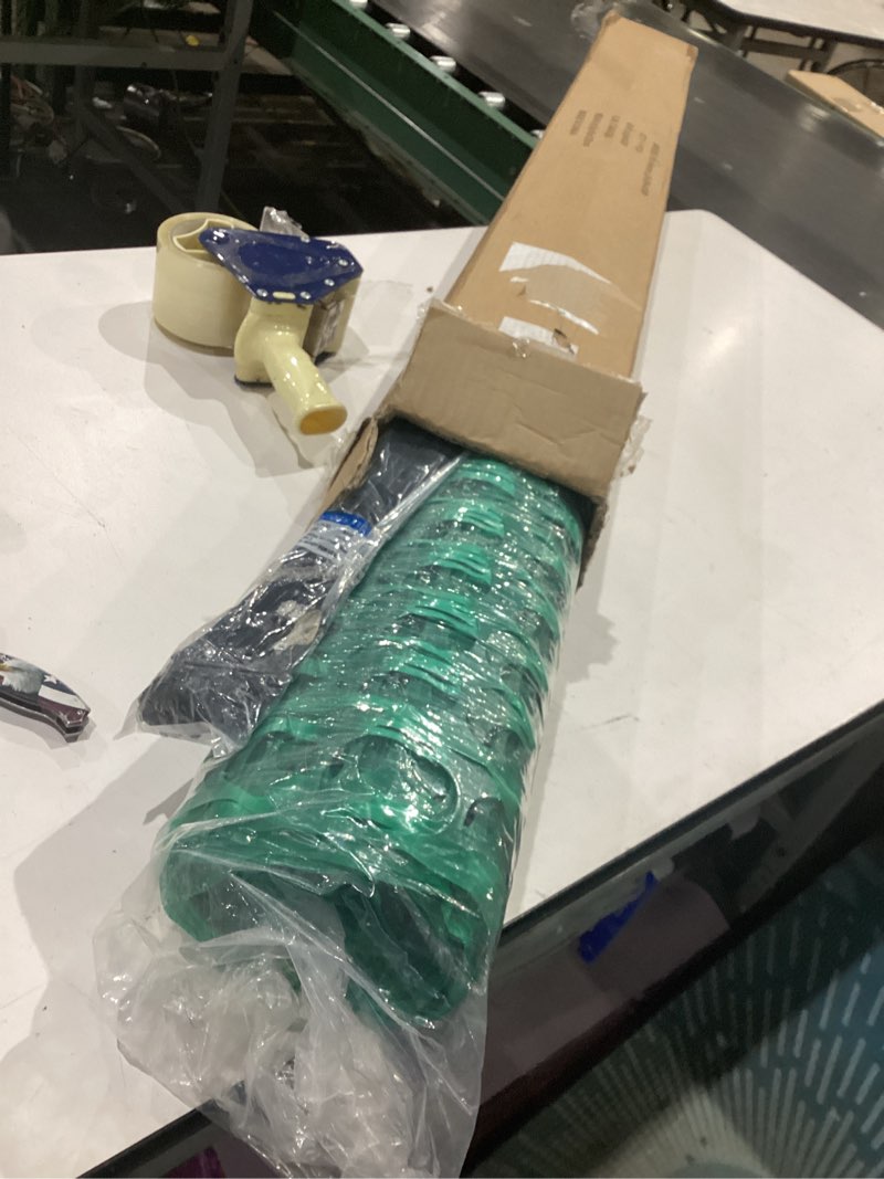 Condition photo showing Good Condition for potatolife plastic mesh fence safety fence, extra strength 4'x100' roll with 100 zip ties, resuable temporary netting for garden fencing, construction, snow fencing, animal barrier, poultry, deer, dog extra strength 4'x100' green