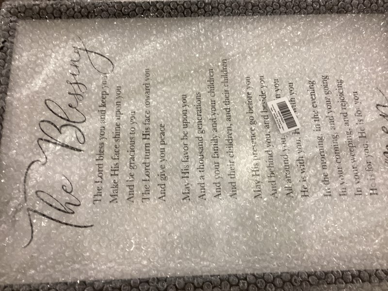 RLWangChao The Blessing Bible Verse Christian Wall Art for Home Decor 24"×16" May The Lord Bless You