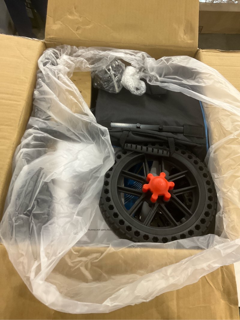 Condition photo showing Good Condition for Knee Scooter, All Terrain Foldable Knee Scooter Walker, Disc Brake Knee Walker for Foot Injuries Compact Crutches Alternative Blue