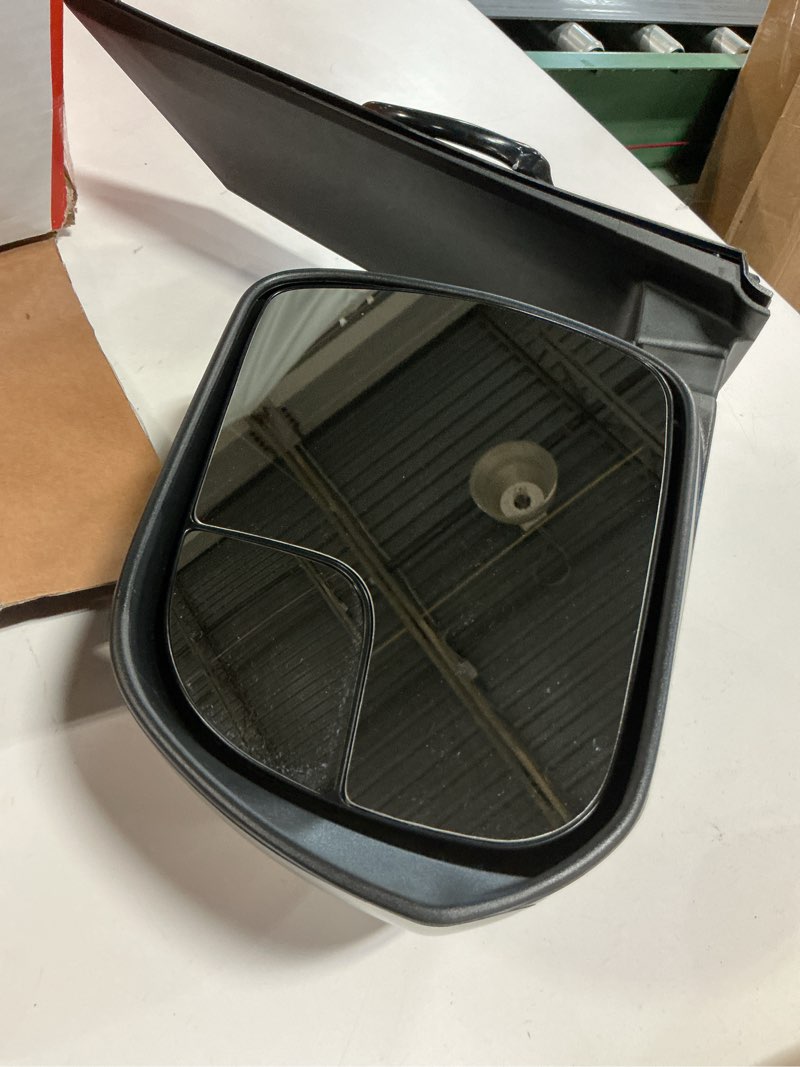 Condition photo showing Good Condition for A-Premium Driver Side Power Door Mirror - Compatible with Ram 1500 2019 2020 2021 2022 - Heated Power Folding Black Outside Rear View Mirror w/Turn Signal Puddle Light and Blind Spot Detection