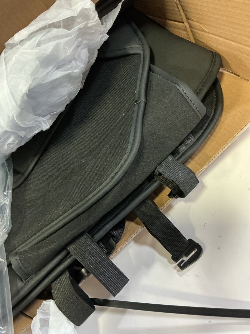 Condition photo showing Good Condition for fit palisade car seat covers for select hyundai palisade 2000-2025 2026, premium full coverage leather, airbag compatible, waterproof all weather breathable seat protector, full set, black full set?black #02? fit for hyundai palisade