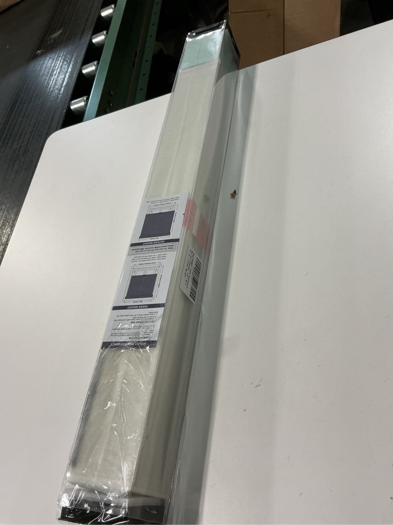 Condition photo showing Good Condition for AOSKY Blackout Roller Shades Cordless Blinds for Windows, Free-Stop Shades with Valance, Thermal Insulated Fabric, UV Protection, Blinds for Home and Office (23" W x 72" H, Linen Beige Linen Beige 23"W x 72"H