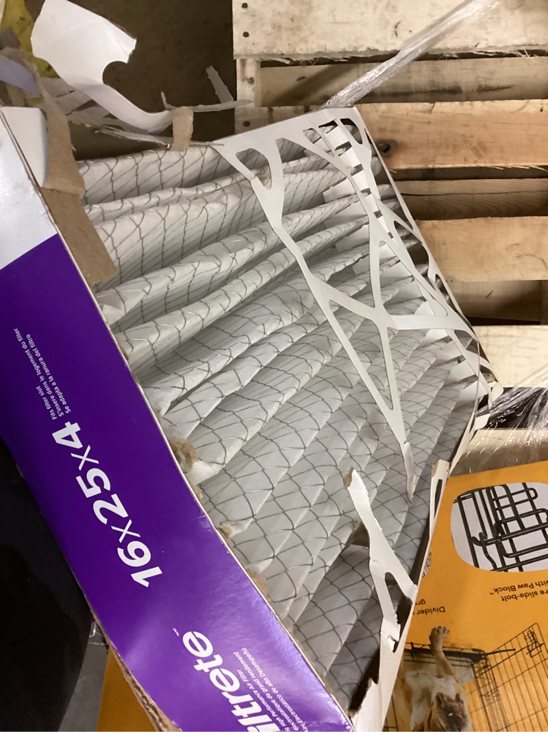 Condition photo showing As Is for Filtrete 16x25x4 AC Furnace Air Filter