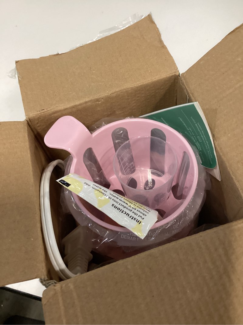 Condition photo showing As Is for grownsy bottle warmer, fast baby bottle warmer for all bottles, milk warmer for breastmilk or formula, smart temperature control and automatic shut-off- pink