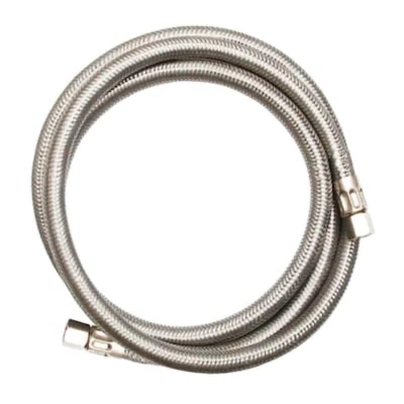 eastman 20-ft 1/4 -in compression inlet x 1/4 -in compression outlet stainless steel ice maker