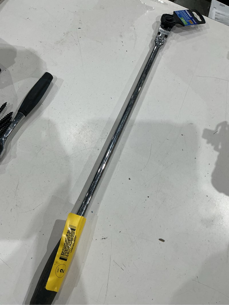 Condition photo showing As Is for kobalt 72-tooth 1/2-in drive comfort grip handle flexible head ratchet