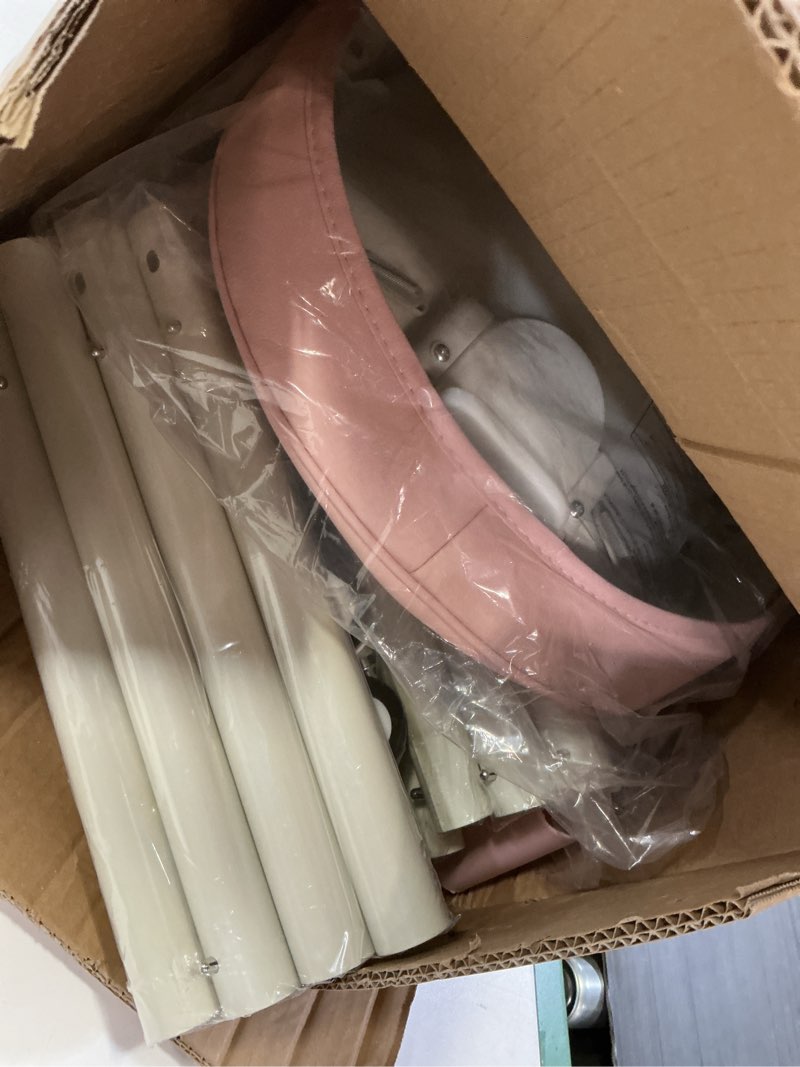 Condition photo showing Good Condition for high chairs for babies and toddlers, 4 in 1 convertible baby high chair, portable high chair for travel with adjustable height and back, foldable highchair with wheels& pu cushion pink