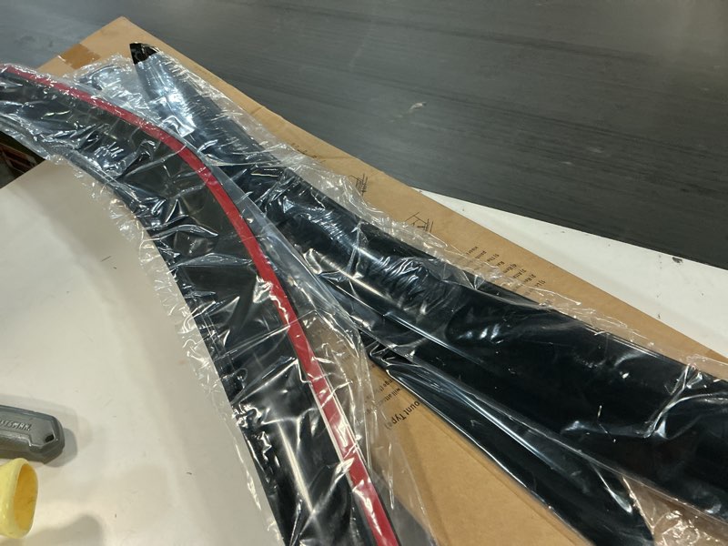 Condition photo showing Good Condition for ig window visors fit for 2021-2026 kia sorento, out-channel rain guards vent wind deflectors 4pc, car accessories for 21-26 sorento 2021-2026 sorento