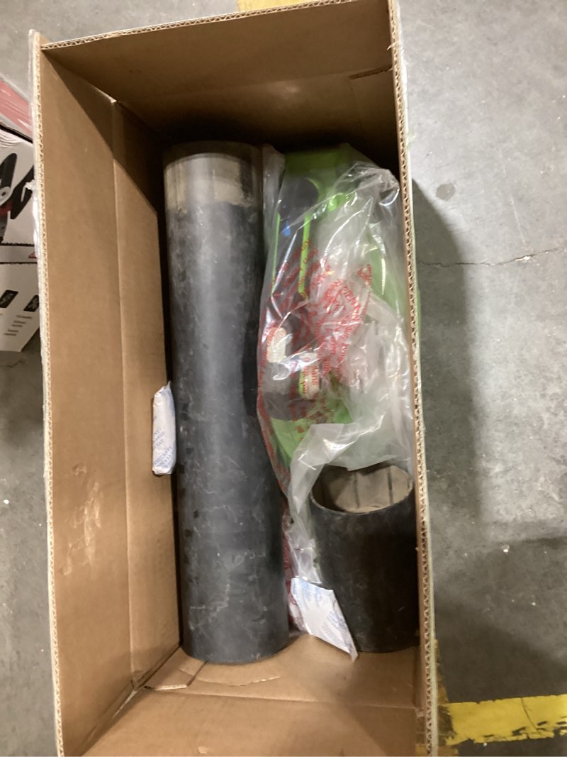 Condition photo showing As Is for greenworks 40v (130 mph / 550 cfm ) brushless axial leaf blower, ultra-powerful for wet leaves, heavy debris, gravel and driveway snow, includes 4.0ah battery and charger 130 mph / 550 cfm brushless blower, 4.0ah