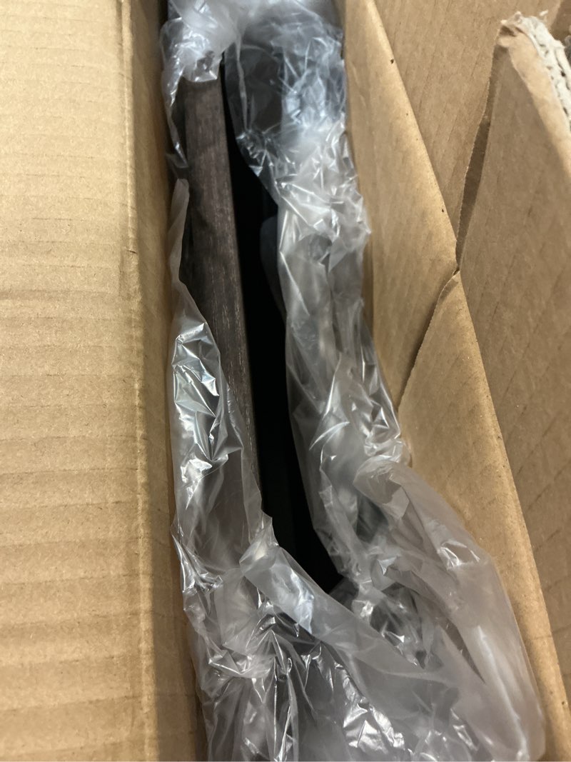 Condition photo showing Good Condition for TEMI Small Computer Desk Folding Table - 35.8" Foldable Office Desk, No Assembly, Perfect for Small Spaces in Bedroom, Dorm, or Apartment, Portable Mini Desk or Study Table with Compact Design, Brown 35.8 Inch NO Power Outlets Rustic Brown