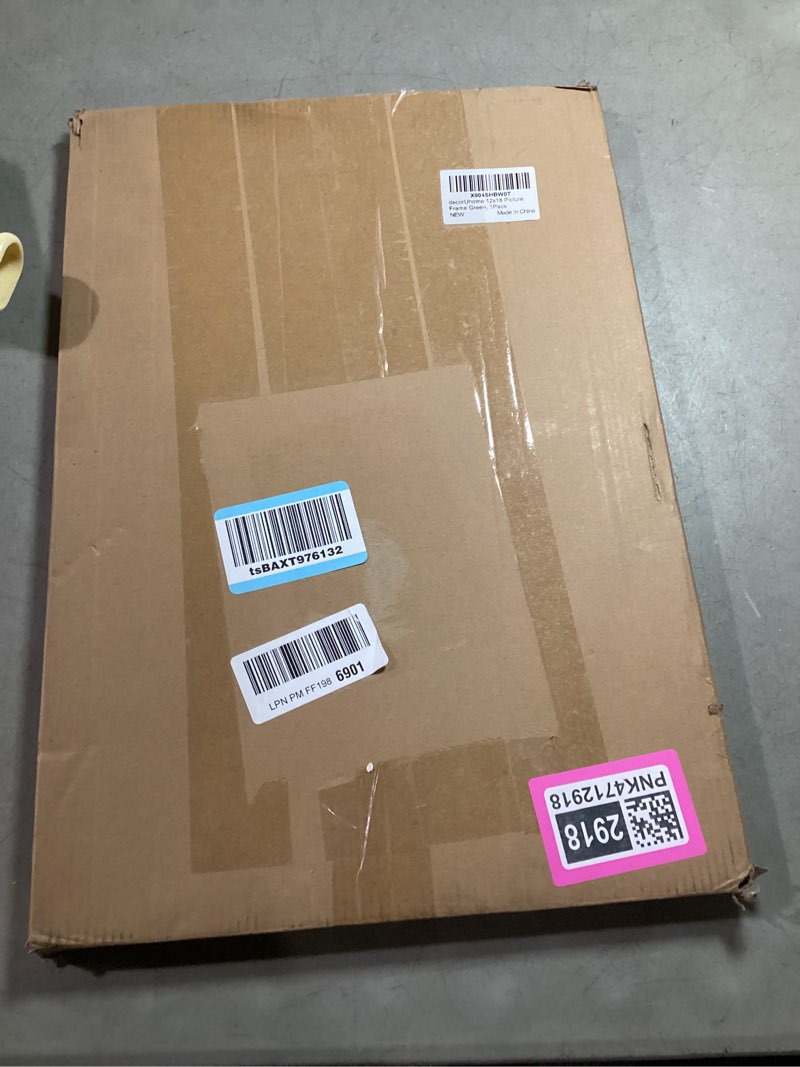 Condition photo showing As Is for decoruhome 8x10 picture frame, display pictures 5x7 with mat or 8x10 without mat, wall & tabletop display photo frame, black, 1 pack black 8x10