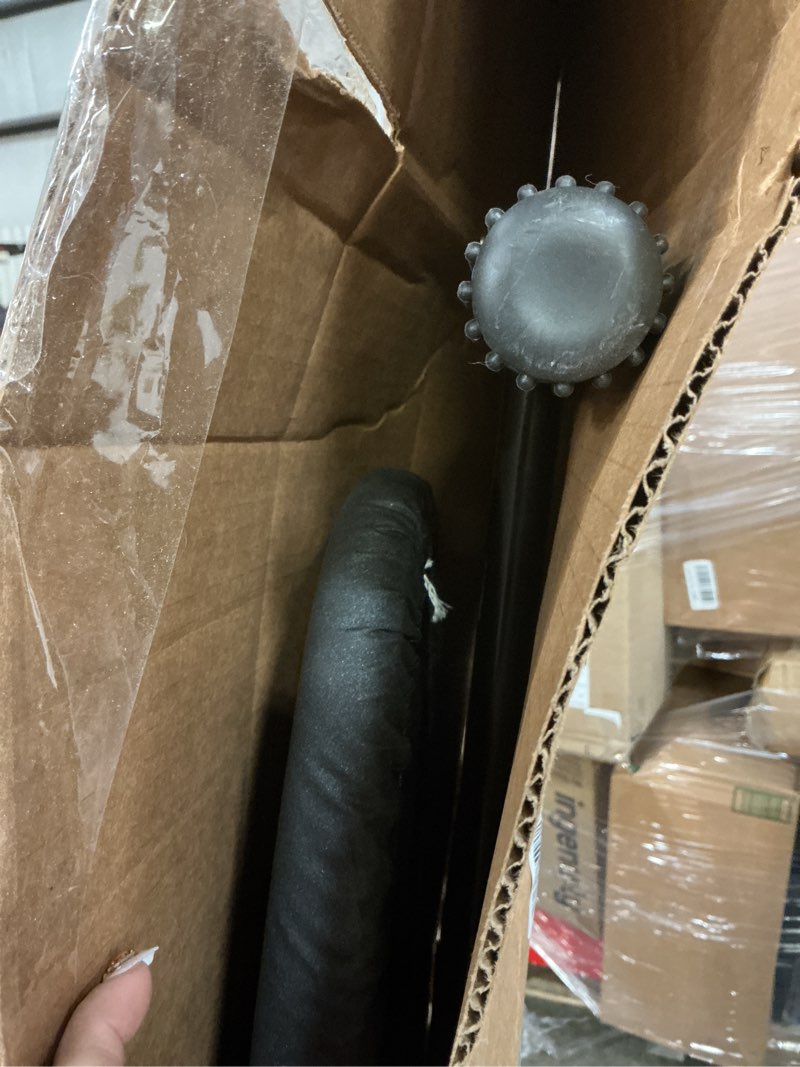 Condition photo showing As Is for Ironing Board, Metal Panel Iron Board |43" X 13" W/with Iron Rest | Full Metal Construction| Height Adjustable | Heat & Scorch Resistant Fabric | Anti-Skid Feet | Heavy Duty| Easy to Fold