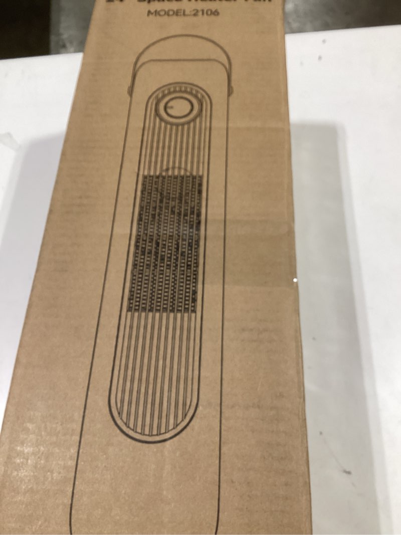 Condition photo showing New/Like New for Tower Space Heaters for Indoor Use w/4 Heat Modes, 70° Oscillating Portable Electric Heater, Overheating&Tip-Over Protection Large Room Space Heater, 1500W PTC Ceramic Heater for Living Room Cloud White