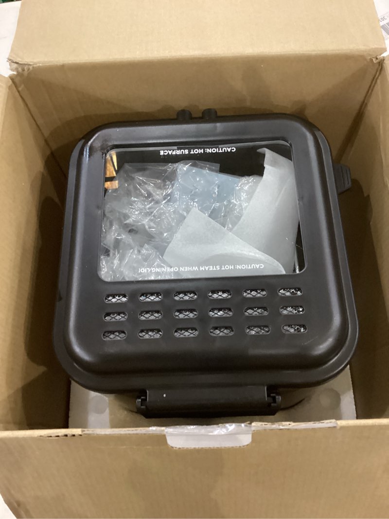 Condition photo showing Good Condition for Chefman Fry Guy, The Most Compact & Convenient To Deep Fry Comfort Food, Restaurant-Style Basket With A 1.6-Quart Capacity, Easy-View Window & Adjustable Temp Control, Stainless - 1.5 Liter