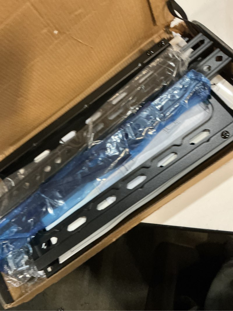 Condition photo showing As Is for iworkboard 55 65 75 85 inch tilting tv wall mount for 32-90 '' tvs, low profile tv mount bracket, safe lock & quick release, max vesa 600x400mm, 24 inch studs,132 lbs, fit most 55+ 75+ 85+ 86 tvs low profile 32-90 inch & 24'' studs