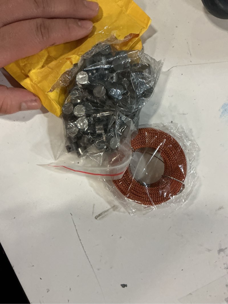Condition photo showing Good Condition for 100PCS 10x6mm Round Lead Seals Security Meter Seals with Copper Wires (100m)