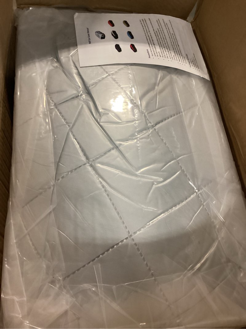 Condition photo showing Good Condition for hail protector car cover custom fit for suv jeep-length (181 to 205in),5-layer padded anti-hail half car covers,outdoor waterproof scratchproof sun-resistant(sliver) fg96t sliver custom fit for suv jeep-length (181 to 205in)
