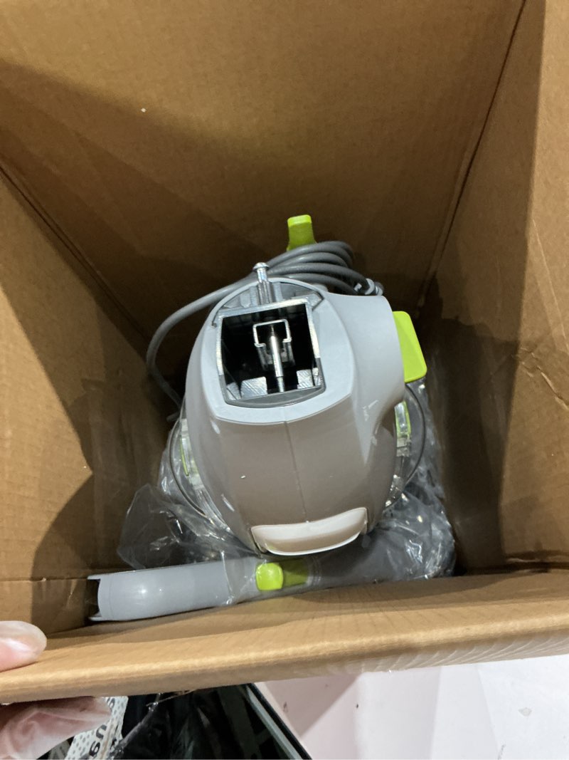 Condition photo showing As Is for hoover floormate deluxe hard floor cleaner machine, lightweight cleaning machine, floor scrubber with spin scrub brushes, wash and dry mode, ideal for hardwood, vinyl, tile, laminate and more