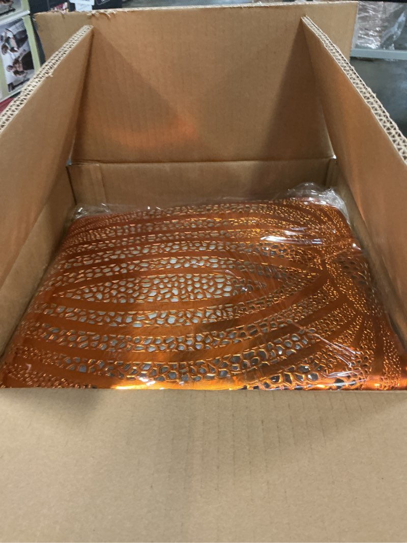 Condition photo showing New/Like New for Jinei 8 Pcs Thanksgiving Fall Tableware Set Include Large Ceramic Pumpkin Shaped Plates White Dinner Ceramic Plates Small Pumpkin Shaped Bowls and Place Mats for Autumn Halloween Table Party Decor