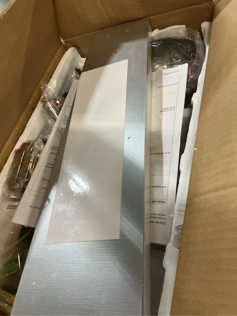 Condition photo showing Good Condition for zmishibo 52 inch ceiling fans without lights, brushed nickel ceiling fan with remote, quiet reversible dc motor, 6-speeds, outdoor ceiling fans for patios, living room, bedroom, indoor/outdoor use brushed nickel 52 inch