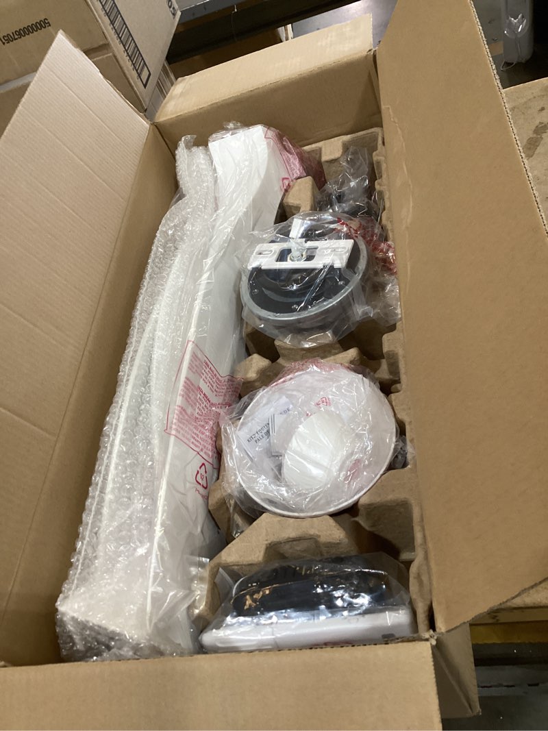 Condition photo showing New/Like New for roomratv ceiling fans with lights,large airflow 52inch modern ceiling fan with quite reversible dc motor 3 color temperature led light (white) white 52 inches-3 blades