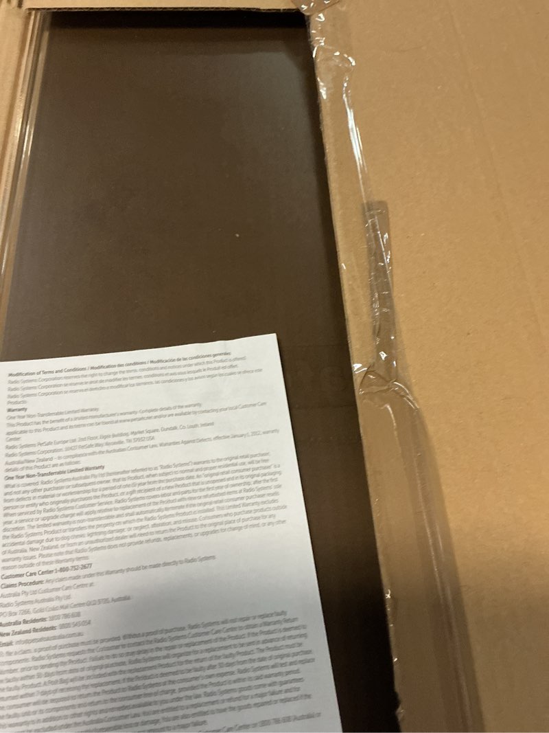 Condition photo showing Good Condition for petsafe original replacement flap - doggie door vinyl replacement flap for sliding glass pet door - durable & made with non-toxic materials - 24 7/8\" h x 13 1/8\" w - extra large x-large (pack of 1)
