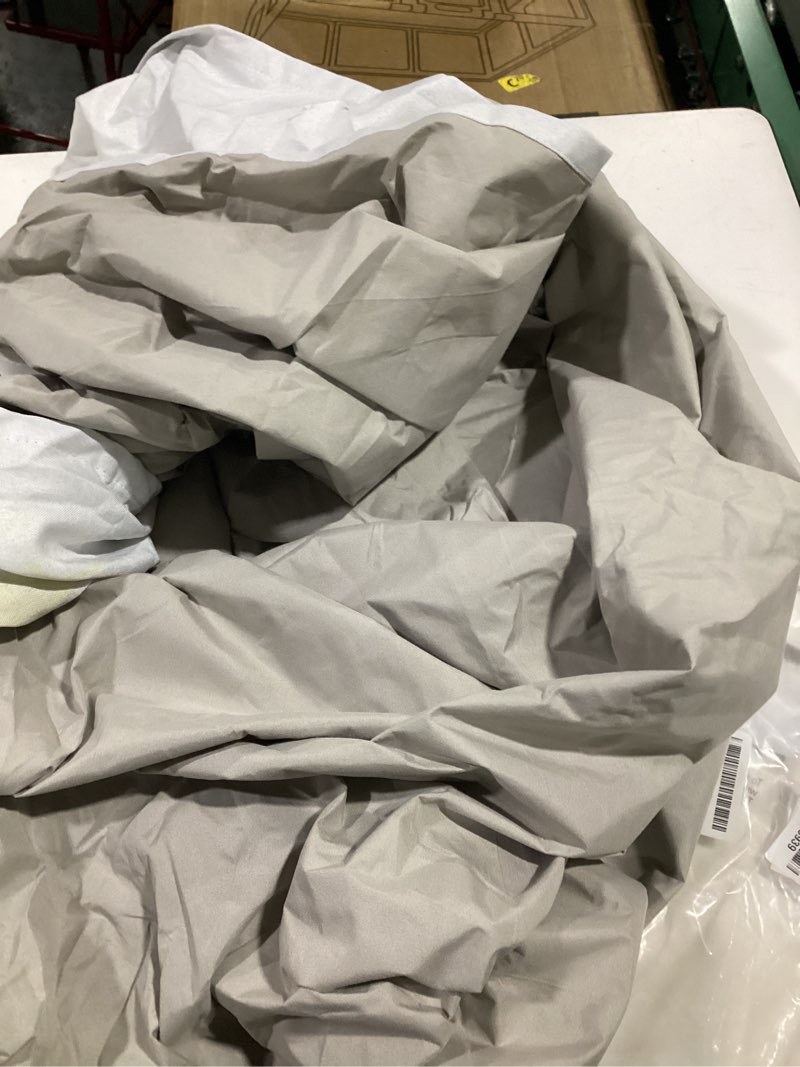 Condition photo showing Good Condition for h.versailtex primitive linen curtains 100% blackout curtain drapes burlap curtains with white thermal insulated liner, grommet top drapes living room/bedroom (2 panels, 42 x 54 inch, natural) natural 42"w x 54"l (pack of 2)