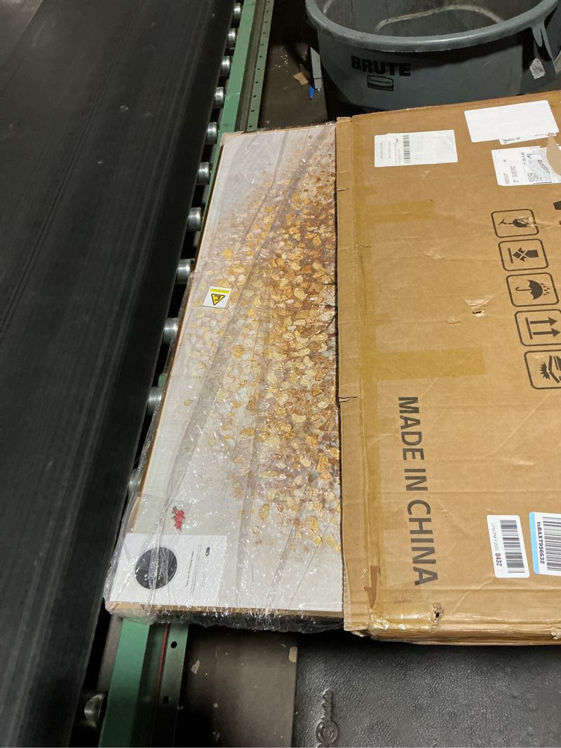 large framed tree of life gold wall art, large canvas prints paintings artwork for walls, modern lux