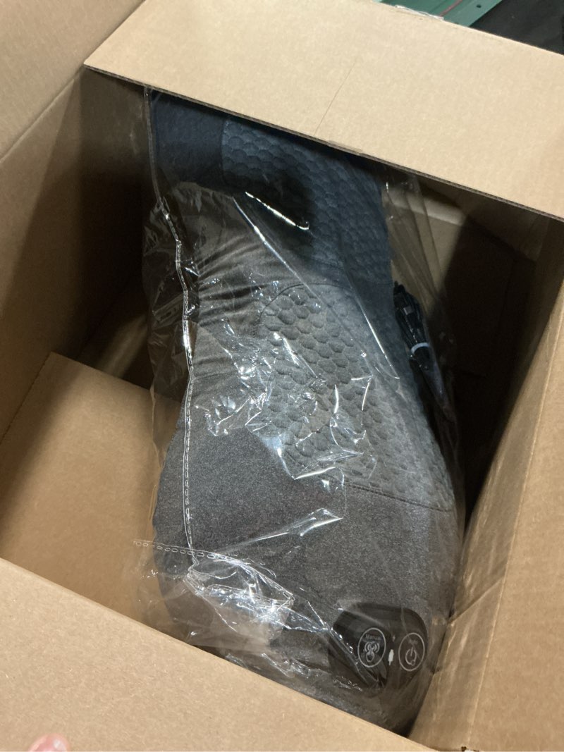 Condition photo showing Good Condition for 3 in 1 Back Massager, Electric Lumbar Support Pillow, Triple Fusion Back Massager for Pain Relief Deep Tissue, with Traction, Vibration & Heat and Against for Lower Backs&Spine Support Black