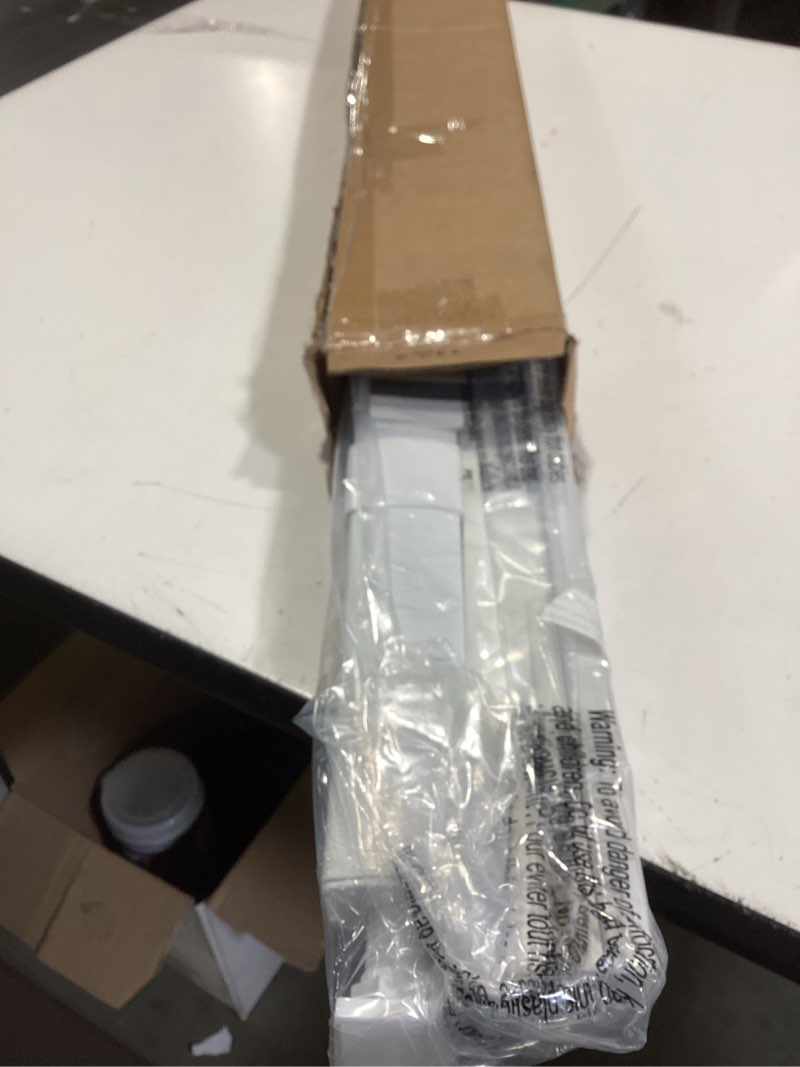 Condition photo showing Good Condition for lazblinds no tools no drill cordless cellular shades, light filtering honeycomb shades for home, thermal insulation blinds for windows, 45" w x 48" h, white light filtering-white 45" w x 48" h