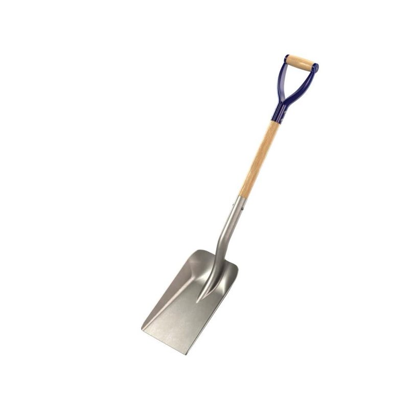 bon tool 27-in wood d-handle scoop shovel