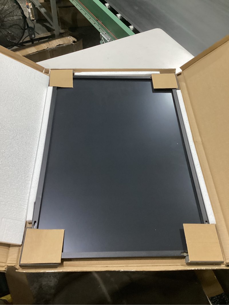 Condition photo showing Good Condition for fictor bathroom vanity mirror-black,30x20 inch, shatterproof & anti-rust, wall mount rectangle mirrors with metal frame for over sink, bathroom, bedroom, living room,entryway black 30"l x 20"w