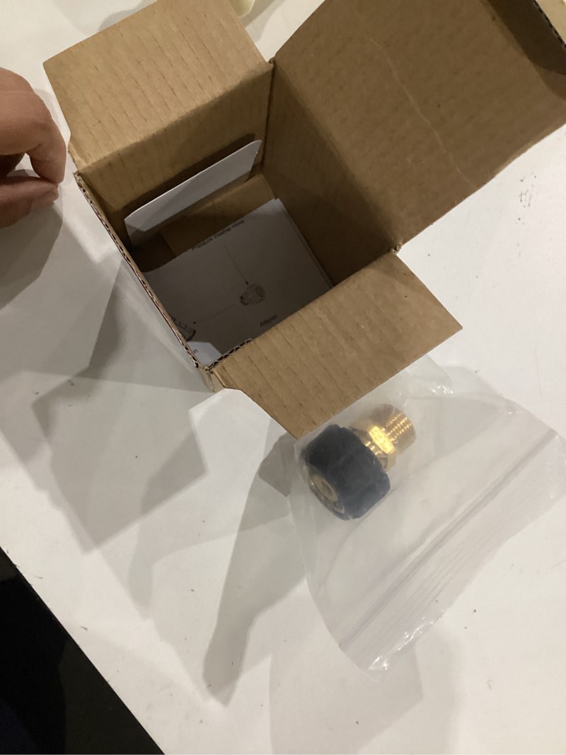Condition photo showing Good Condition for wojet pressure washer adapter, m22 15mm female thread to m22 14mm male fitting, 5000 psi power washer hose coupler, connect m22 14mm quick connect to power washer or accessories with 15mm outlet/inlet