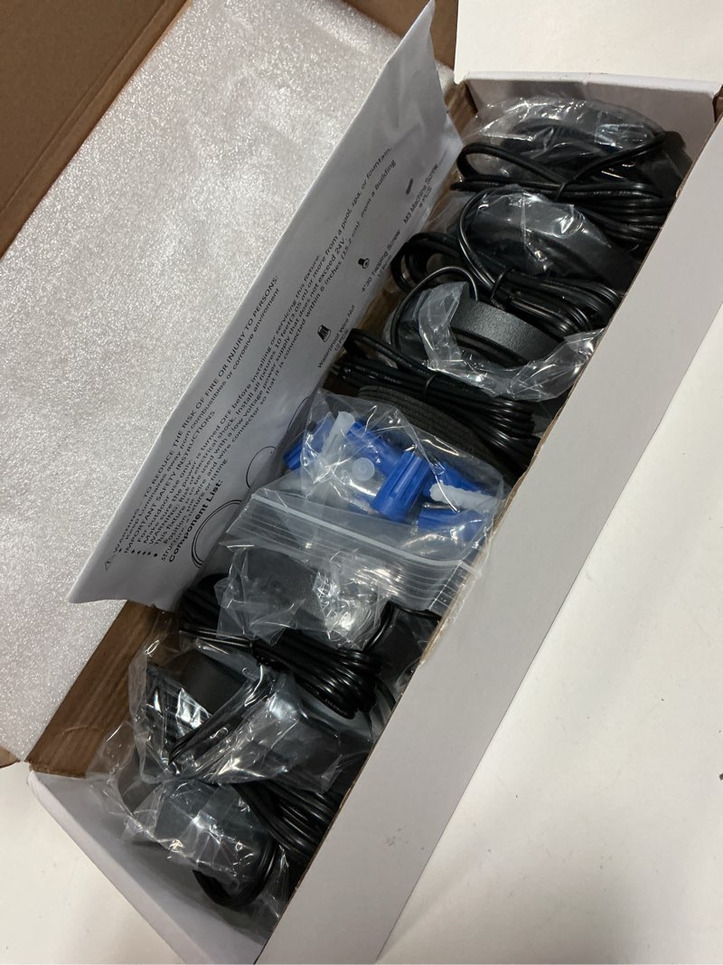Condition photo showing Good Condition for led low voltage deck lights outdoor waterproof,6-pack 3cct deck lighting fixtures landscape step,3w,12v-24v ac/dc die-cast aluminum housing fence lamp wired 2700k/3500k/5000k (black)